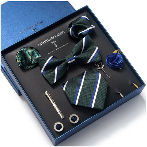 Gift box cufflinks with all Indus equipment