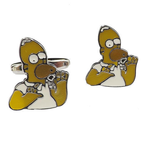 Cufflinks Homer Simpson