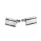 Personalised Engraved Rectangle Two Lines Cufflinks - 1/2