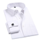 White men's cuffed shirt with French cuffs, Size 38 - 1/2