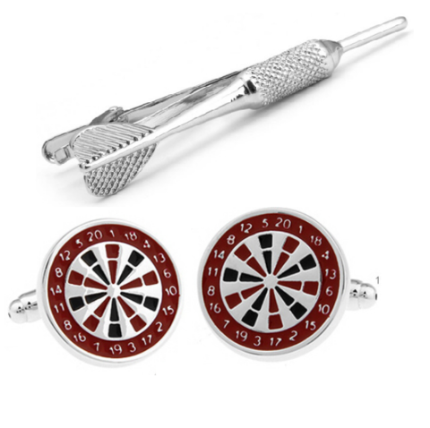Cufflinks with clip and arrow - 1