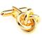 Gold Metal Knot Cufflinks - 1/3