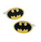Enamel Yellow Batman Logo Cufflinks - 1/4
