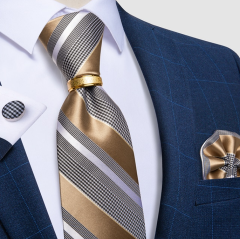 Cufflinks with a Cephei tie