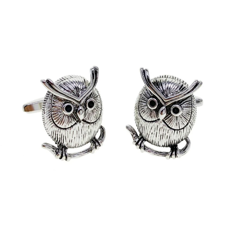 Little owl cufflinks - 1