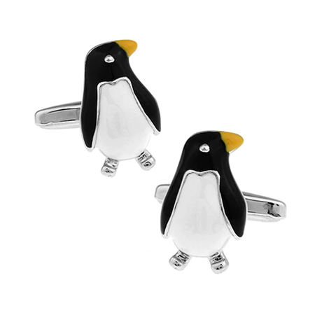 Penguin Round Cufflinks