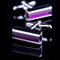 Violet Thin Rectangle Cufflinks - 1/2