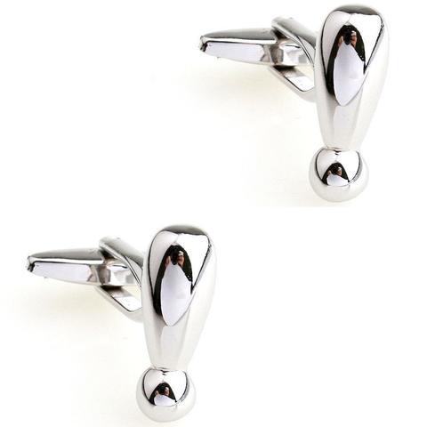 Cufflinks exclamation point