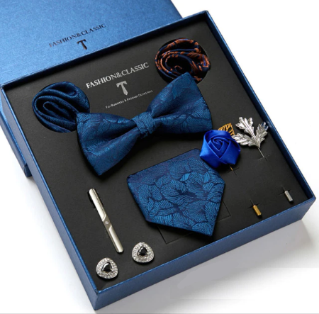 Gift box cufflinks with all the equipment of the Ionian Sea