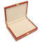 Black Cufflink and Tie Clip Box - for six pairs - 1/5