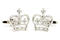 Cool Royal Crown Design Cufflinks - 2/3