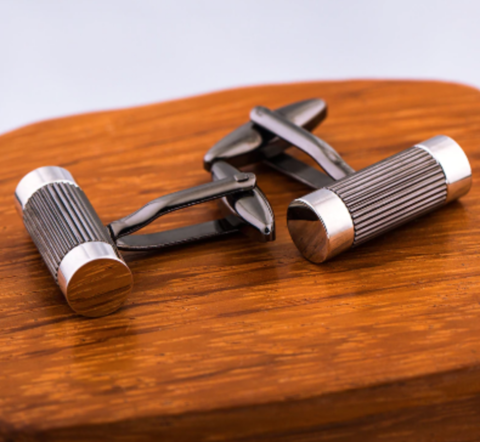 Cufflinks wooden rollers - 2