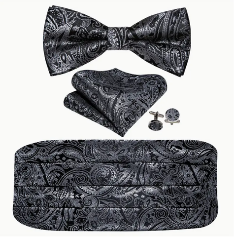 Set of cufflinks, belt and Antalya bow tie - 2
