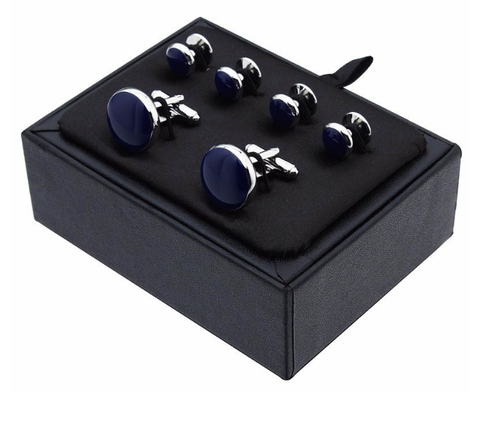 Tailcoat and cufflinks blue - 2