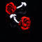 Red Rose Cufflinks - 2/3