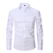 White men's cuffed shirt with French cuffs - 2/5