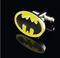 Enamel Yellow Batman Logo Cufflinks - 2/4
