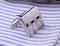 Matted and Shiny Checkerboard Cufflinks - 2/3