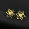 Gold Jewish star cufflinks - 2/3