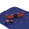 Wooden cufflinks with bow tie mustache - 2/2