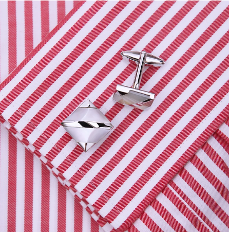 Cufflinks squares with strips - 2
