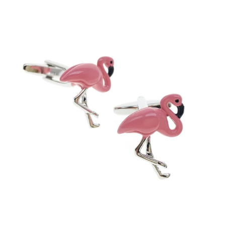 Cufflinks flamingo - 2