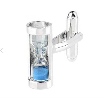 Blue Hourglass Cufflinks - 2