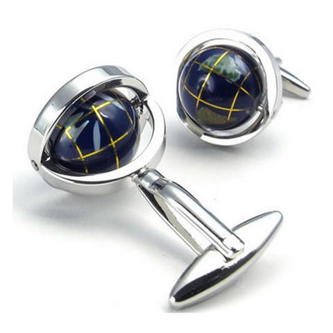 Earth Globe Cufflinks - 2