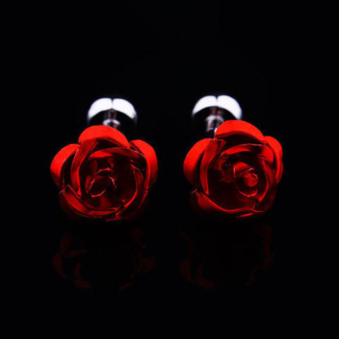 Red Rose Cufflinks - 3