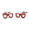 Cufflinks red glasses - 3/3