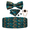 Set of cufflinks, belt and Amazonia bow tie - 3/3