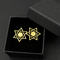 Gold Jewish star cufflinks - 3/3