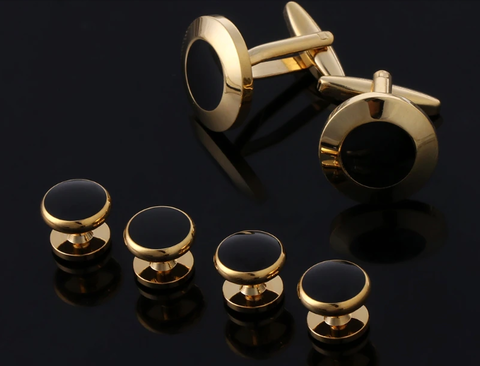 Cufflinks for tailcoat gold - 3