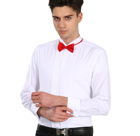 White cuffed shirt, Size 45 - 5